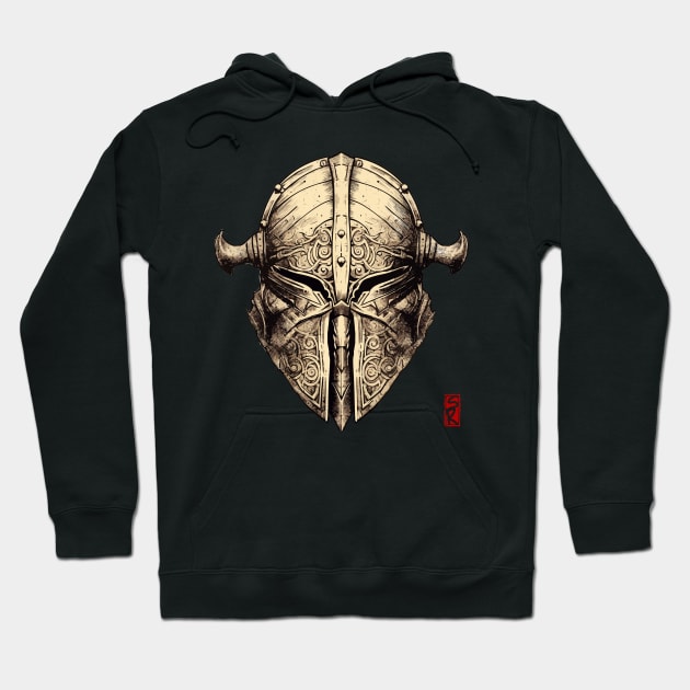 Knight helmet Hoodie by siriusreno